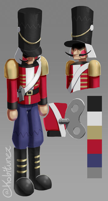 Nutcracker Enemy Concept Art